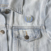 Letter A Angel Monogram Ronde Button 3,2 Cm (In situ)