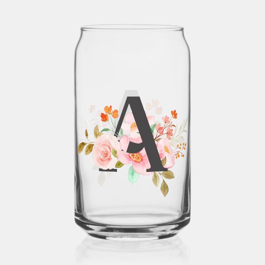 Letter A Blikvorm Glas (Voorkant)