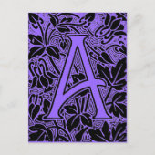letter A Briefkaart (Voorkant)