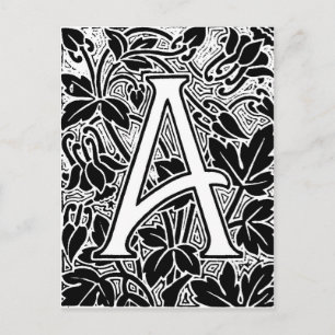 letter A Briefkaart