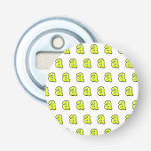 Letter "a" button flesopener (Voorkant)
