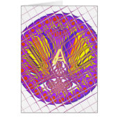 Letter A, Colorful logo-tekstontwerp (Voorkant)