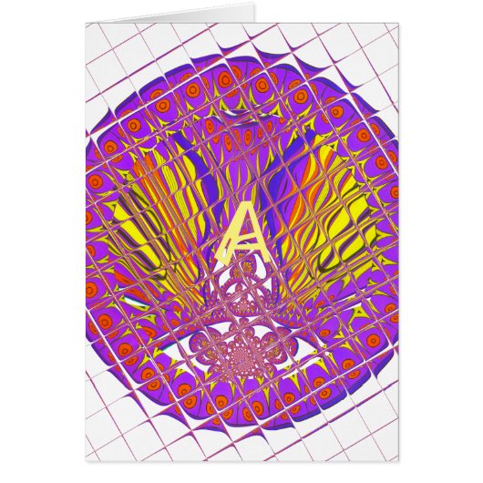 Letter A, Colorful logo-tekstontwerp (Voorkant)