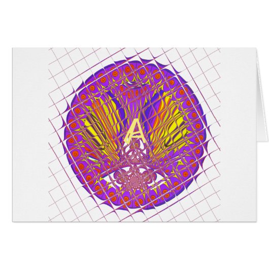 Letter A, Colorful logo-tekstontwerp (Voorkant Horizontaal)