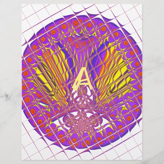 Letter A, Colorful logo-tekstontwerp (Voorkant)