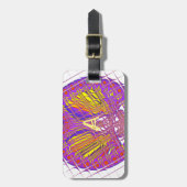 Letter A, Colorful logo-tekstontwerp Bagagelabel (Voorkant verticaal)