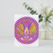 Letter A, Colorful logo-tekstontwerp Briefkaart (Staand voorkant)