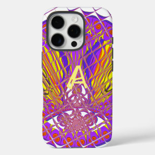 Letter A, Colorful logo-tekstontwerp iPhone 16 Pro Hoesje