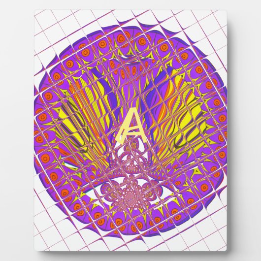 Letter A, Colorful logo-tekstontwerp Fotoplaat (Voorkant)