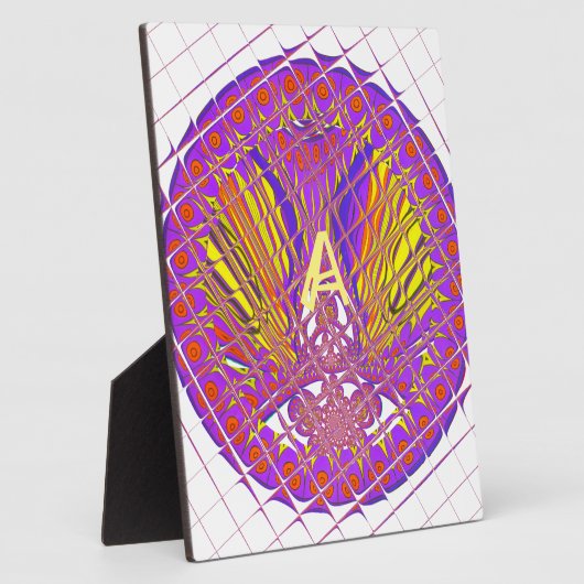 Letter A, Colorful logo-tekstontwerp Fotoplaat (Zijkant)