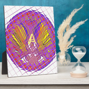 Letter A, Colorful logo-tekstontwerp Fotoplaat