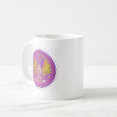 Letter A, Colorful logo-tekstontwerp Koffiemok (Voorkant links)