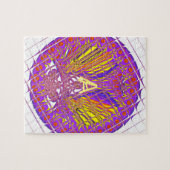 Letter A, Colorful logo-tekstontwerp Legpuzzel (Horizontaal)