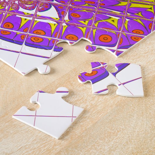 Letter A, Colorful logo-tekstontwerp Legpuzzel (Zijkant)