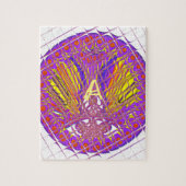 Letter A, Colorful logo-tekstontwerp Legpuzzel (Verticaal)