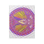 Letter A, Colorful logo-tekstontwerp Notitieblok (Linkerzijde)