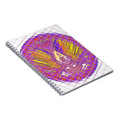 Letter A, Colorful logo-tekstontwerp Notitieboek (Rechterzijde)