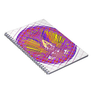 Letter A, Colorful logo-tekstontwerp Notitieboek