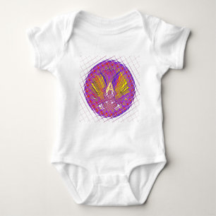 Letter A, Colorful logo-tekstontwerp Romper