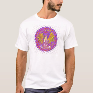 Letter A, Colorful logo-tekstontwerp T-shirt