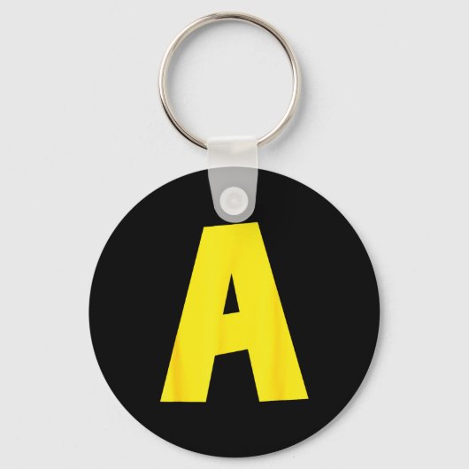 Letter A Funny Group Matching Halloween For Women Sleutelhanger (Voorkant)