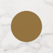 Letter A Gouden Monogram Blush Roze Rozen Confetti (Kleine voorkant)