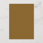Letter A Gouden Monogram Roze Rozen Bedankkaart (Achterkant)