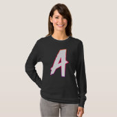Letter A Graffiti Straat Letter A Typografie Alpha T-shirt (Voorkant volledig)