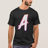Letter A Graffiti Street Letter A Typografie Alpha T-shirt (Voorkant)