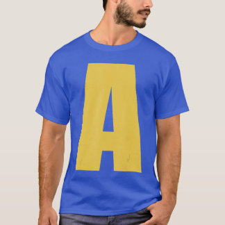 Letter A Grappige Groep Bijpassende Halloween Kost T-shirt