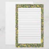 Letter A Green Briefpapier (Voorkant / Achterkant)