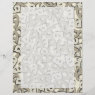Letter A Grey