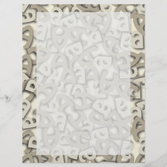Letter A Grey (Voorkant)
