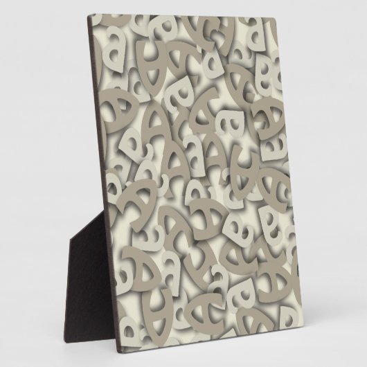 Letter A Grey Fotoplaat (Zijkant)