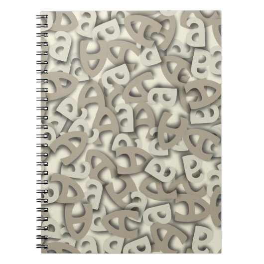 Letter A Grey Notitieboek (Voorkant)
