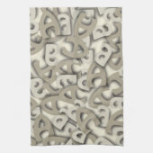 Letter A Grey Theedoek (Verticaal)