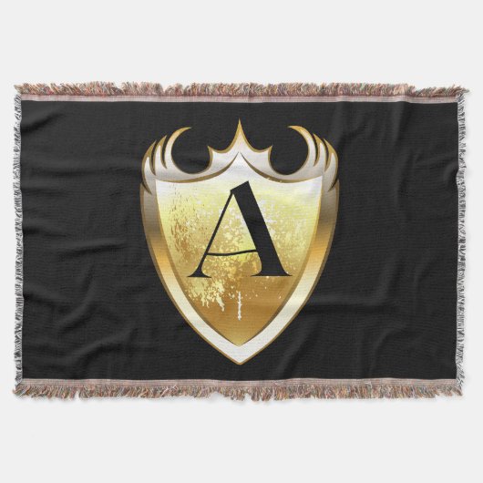 Letter A hoofdalfabet Deken (Voorkant)