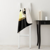 Letter A hoofdalfabet Sherpa Deken (In situ)