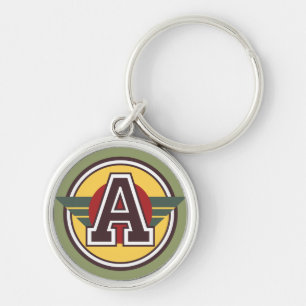 Letter A Initiaal Sleutelhanger
