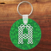 Letter A Keltische knoop alfabet Sleutelhanger (Achterkant)