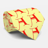 Letter A Knoop Stropdas (Opgerold)