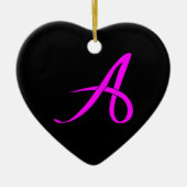 Letter A-lintstijl Keramisch Ornament (Voorkant)