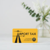 Letter-A Luchthaventaxi-service Visitekaartje (Staand voorkant)