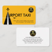 Letter-A Luchthaventaxi Visitekaartje (Voorkant / Achterkant)