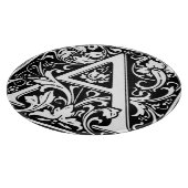 Letter A Middeleeuwse Monogram Art Nouveau Snijplank (Hoek)