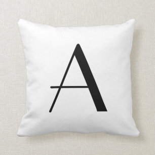 Letter A Monogram Kussens