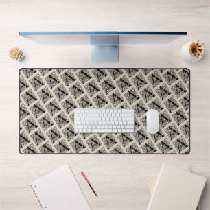 Letter A Monogram Vintage Keltische Knoopprint Bureaumat