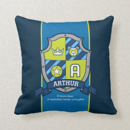 Letter A-naam die Arthur beer custom betekent Kussen