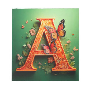 letter a) notitieblok