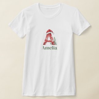 Letter A Personalized T-shirt
